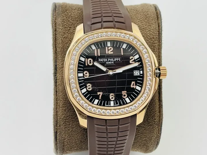 View 1 of Patek Philippe Aquanaut 5068 Rose Gold Brown Dial 5068R-001