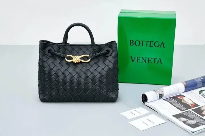 View 1 of Woven Leather Tote: Chic Classic, Everyday Luxury Bag