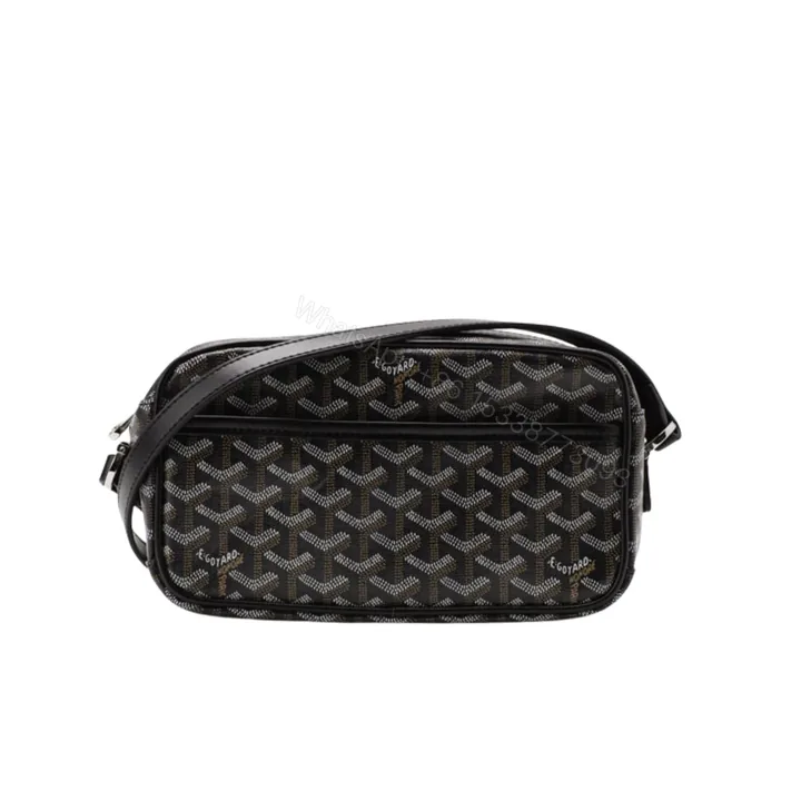 View 1 of GOYARD CAP VERT CROSSBODY GOYARDINE BLACK 23CM