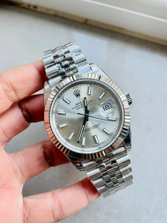 View 1 of VS Factory 1:1 Rolex DateJust 41 SS Best Edition 904L Steel Silver Dial