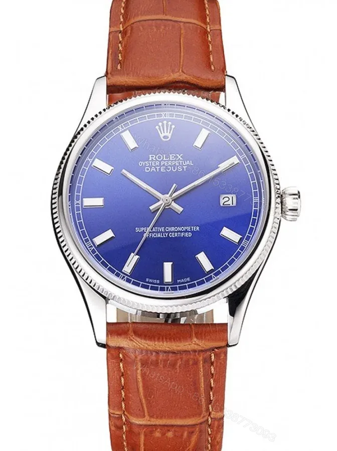 View 1 of Superclone Rolex Datejust Blue Dial REP016817 38 mm