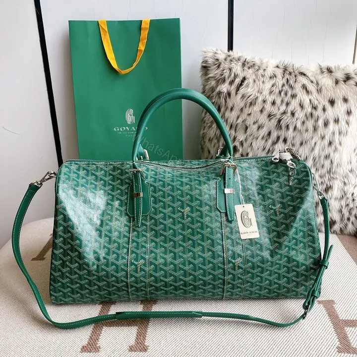 View 1 of Goyard Duffle Bag Green