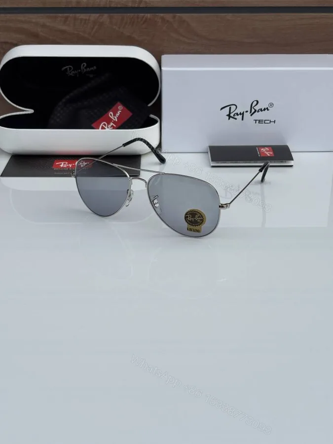 View 1 of First Copy Rayban 3026 Silver Day Night Glass