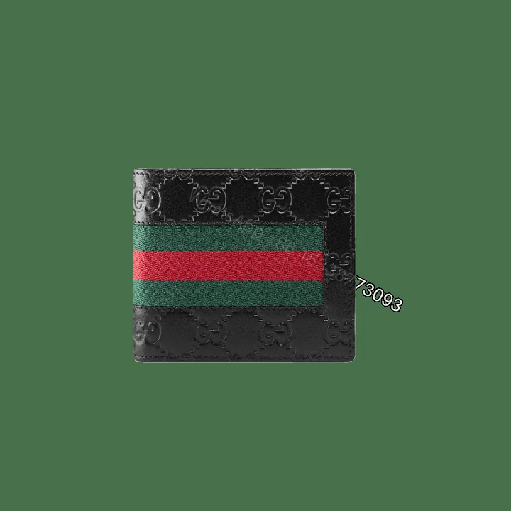 View 1 of GUCCI SIGNATURE WEB WALLET