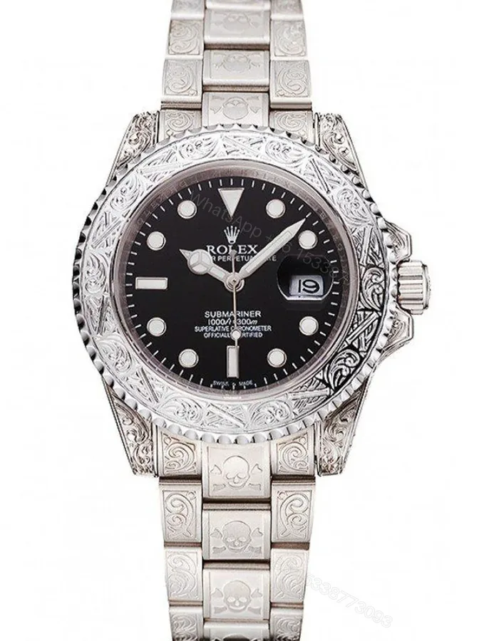 View 1 of Superclone Rolex Submariner Black Dial 1454093