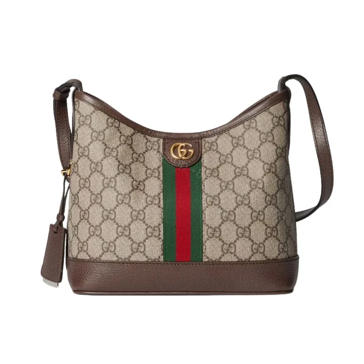 View 1 of Gucci Ophidia GG Small Shoulder Bag Beige And Ebony 33Cm 781402 96IWG 8745