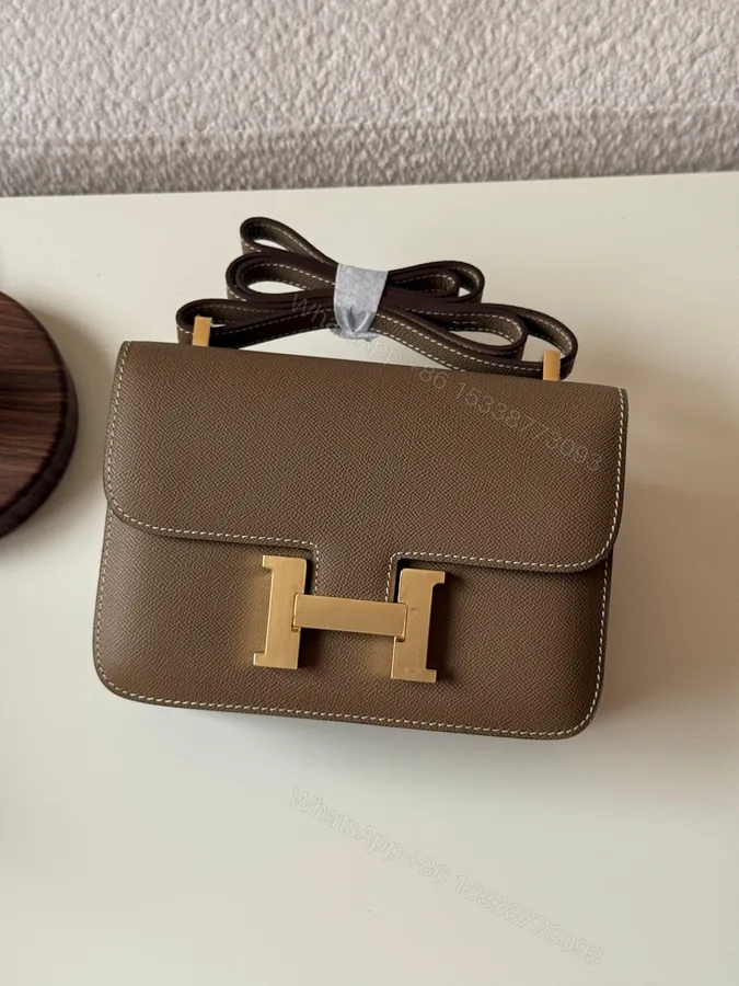 View 1 of Hermes Constance 18 in Etoupe Ghw