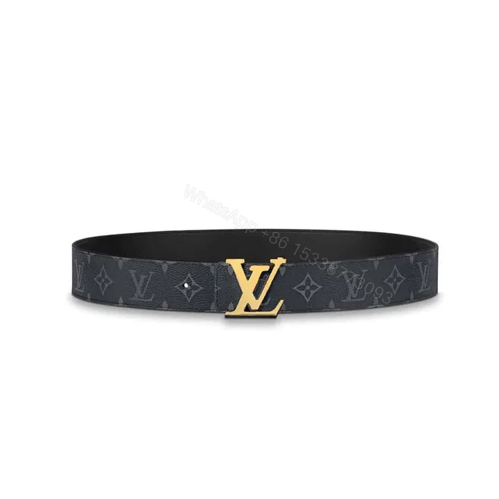 View 1 of LOUIS VUITTON INITIALES 40MM REVERSIBLE MONOGRAM CANVAS BELT – B112
