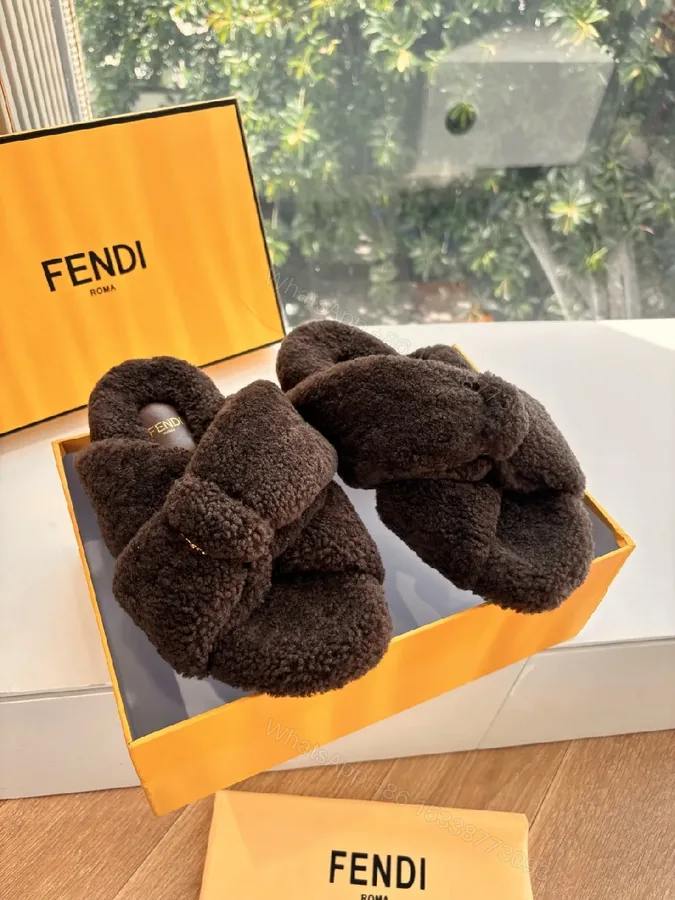 View 1 of Plush Boucle Slip-Ons: Luxe Cozy Statement Slippers