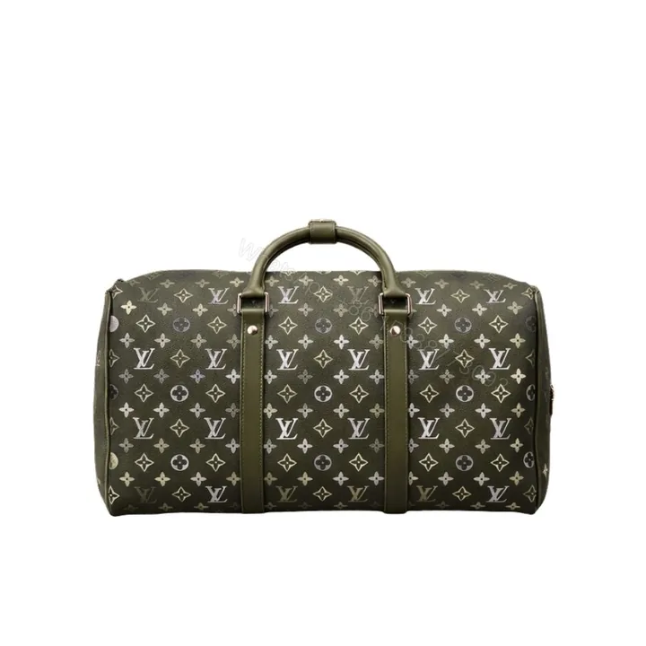View 1 of Louis Vuitton Keepall Backpack 50Cm Khaki Green M26964