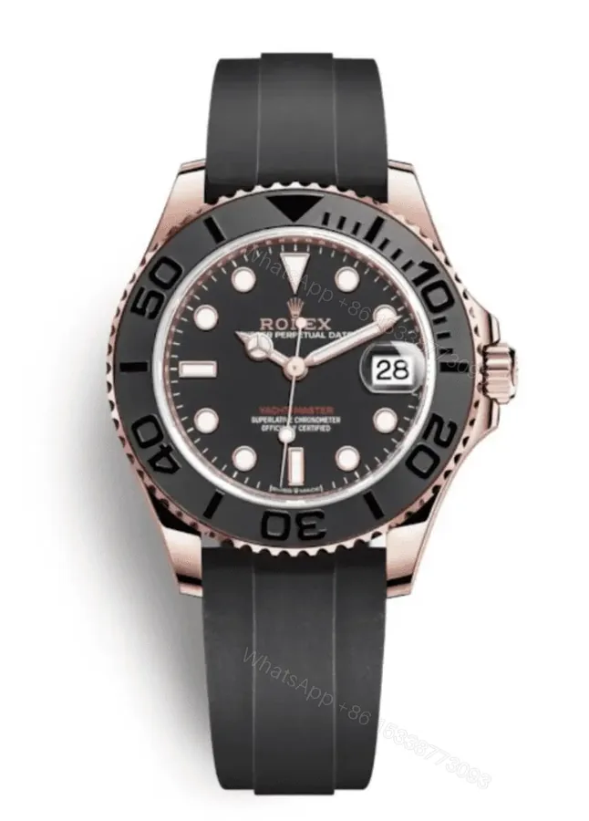 View 1 of Replica Yacht master Watch 1 – Rose Gold Swiss Made Clone