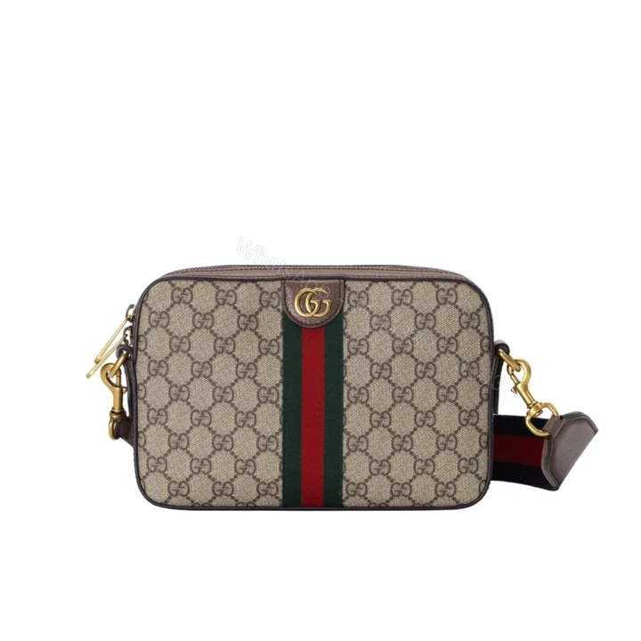 View 1 of Gucci Ophidia GG Shoulder Bag Beige Ebony 23.5Cm