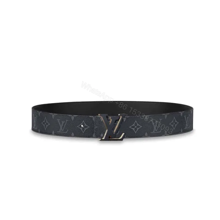View 1 of LOUIS VUITTON INITIALES 40MM REVERSIBLE MONOGRAM CANVAS BELT – B111