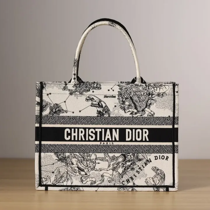 View 1 of 高仿Dior*BookTote系列Zodiac茹伊刺繡手袋M免檢版