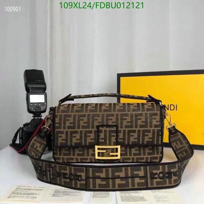 View 1 of Fendi Baguette Fabric Bag FDBU07452 – Chic and Stylish
