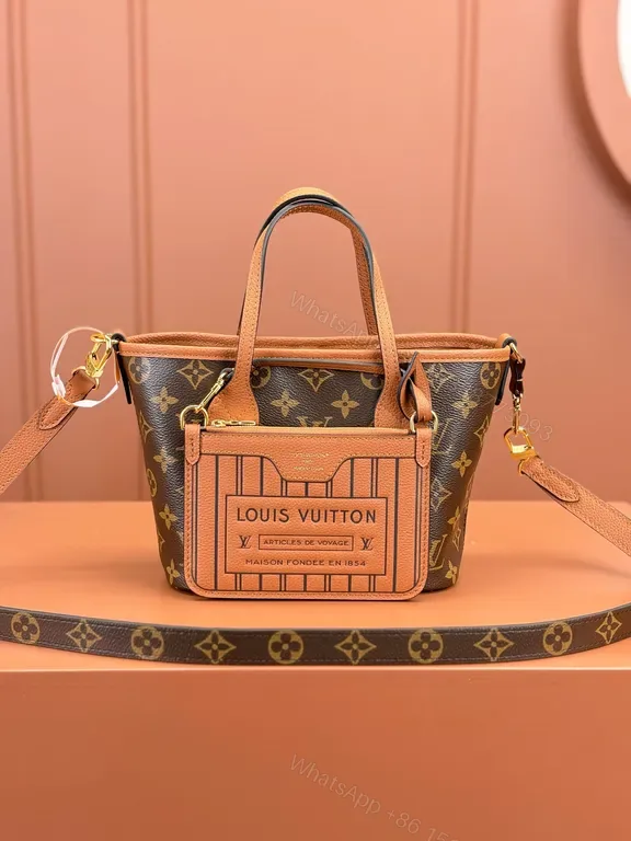 View 1 of Louis Vuitton Monogram Canvas Crossbody Bag â€” Structured, Durable Luxury