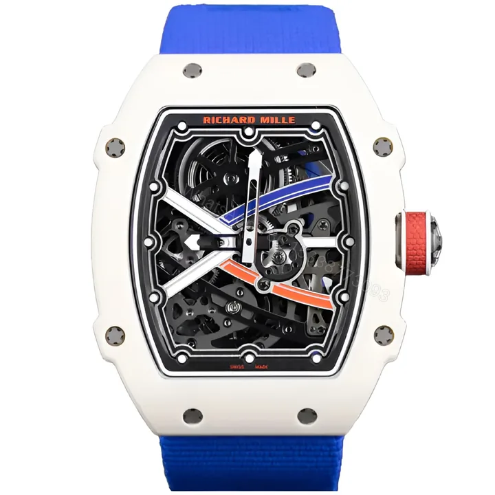 View 1 of Richard Mille 67-02 Skeleton Dial Alexis Pinturault Replica
