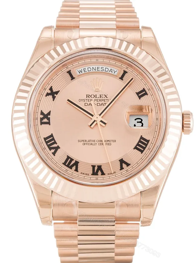 View 1 of Replica Rolex Day-Date II Rose Dial 218235 40 mm