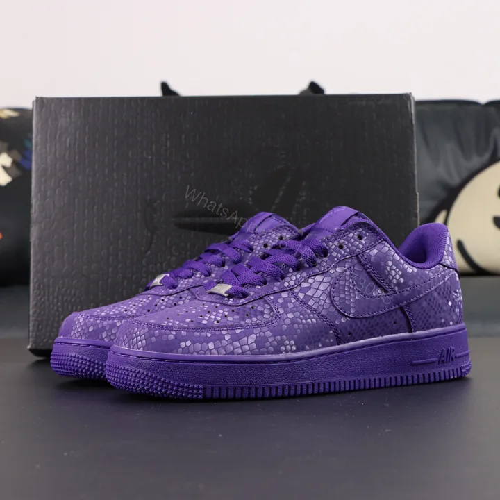 View 1 of Air Force 1 Low Kobe Bryant Court Purple Reps