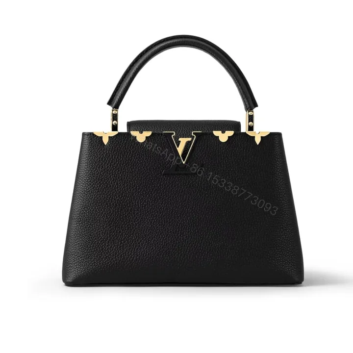View 1 of Louis Vuitton Capucines MM Bag Black 27Cm M54663