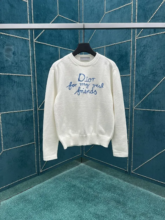View 1 of Soft Cotton Crewneck Sweatshirt with Handwritten Script Style – Comfort Plus