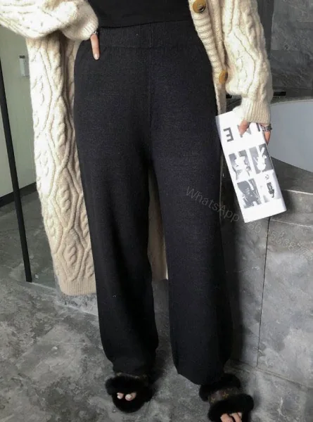 View 1 of Dior\迪奥麻花收口阔腿裤\深黑色