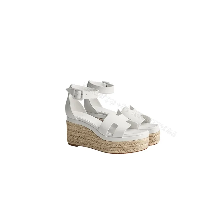 View 1 of Hermes Elda Espadrille Blanc H231307Z 90370