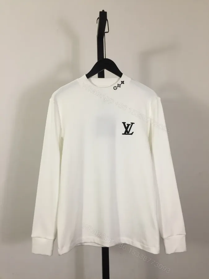 View 1 of Monochrome Signature Crest Sweatshirt - Luxe Everyday Comfort