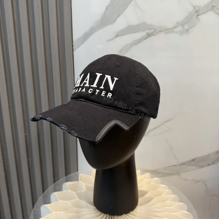 View 1 of BALENCIAGA 原單 男款 刺繡LOGO做舊棒球帽 潮流老帽