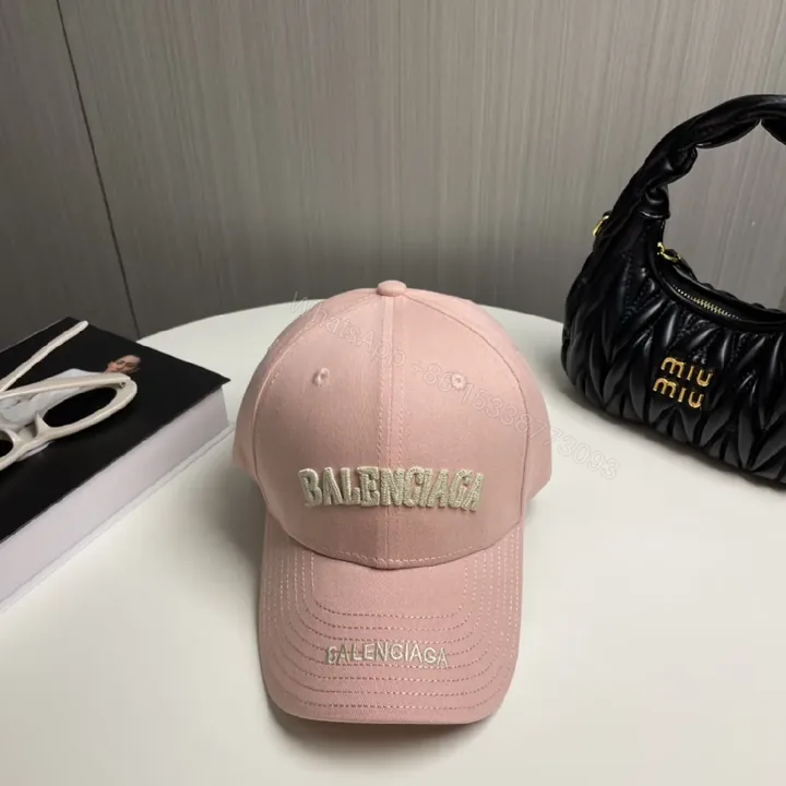 View 1 of Soft Pink Cotton Cap with Elevated Streetwear Attitude