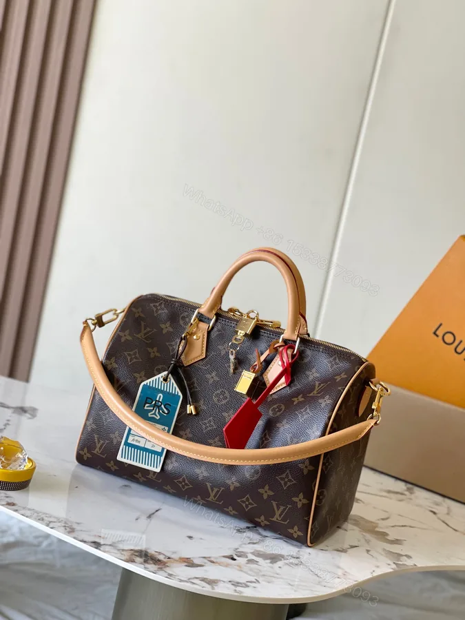 View 1 of LV高仿M11945波士頓包Speedy 30老花設計旅行肩背手提兩用款