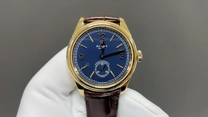View 1 of Rolex Perpetual 1908 Black Dial Yellow Gold Dress Edition 39mm 52506-BLACK-GOLD