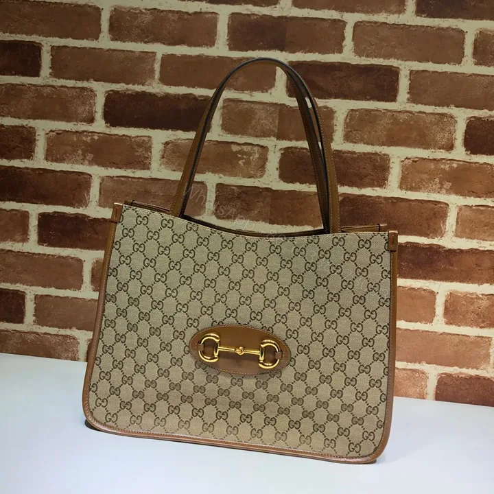 View 1 of Gucci Horsebit 1955 GG Supreme Canvas Leather