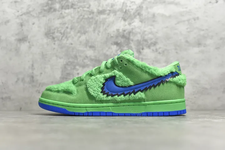 View 1 of Nike SB Dunk Low Grateful Dead Bears Green Reps