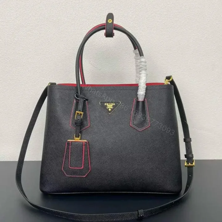 View 1 of Design Double Saffiano leather mini bag
