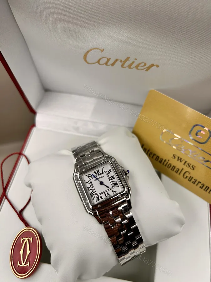 View 1 of Cartier Panthère Stainless Steel White Dial Watch