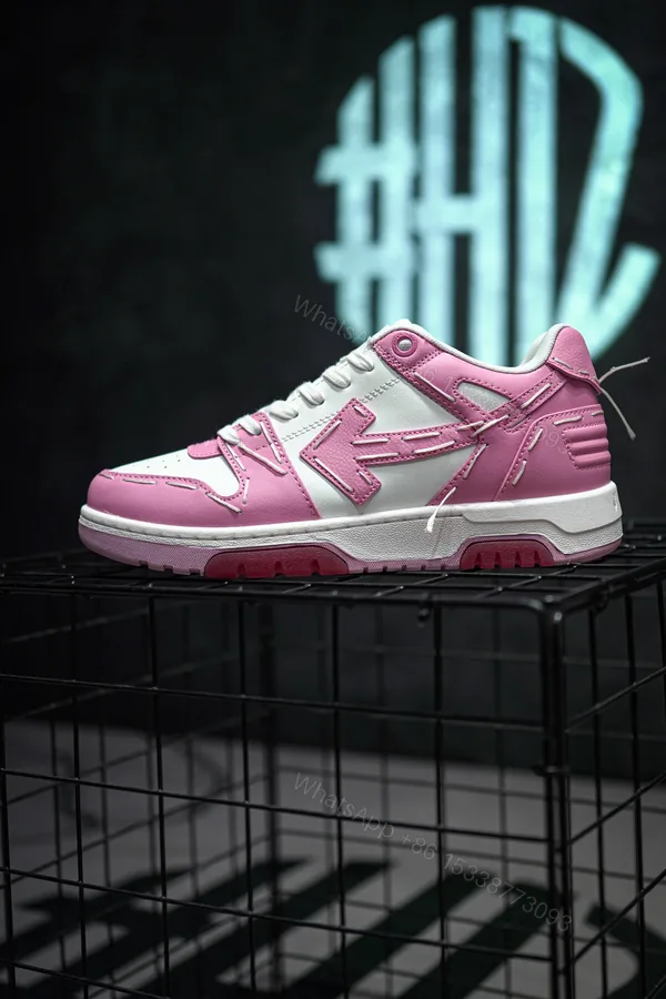 View 1 of OFF-WHITE Out Of Office Sartorial Stitching White Pink