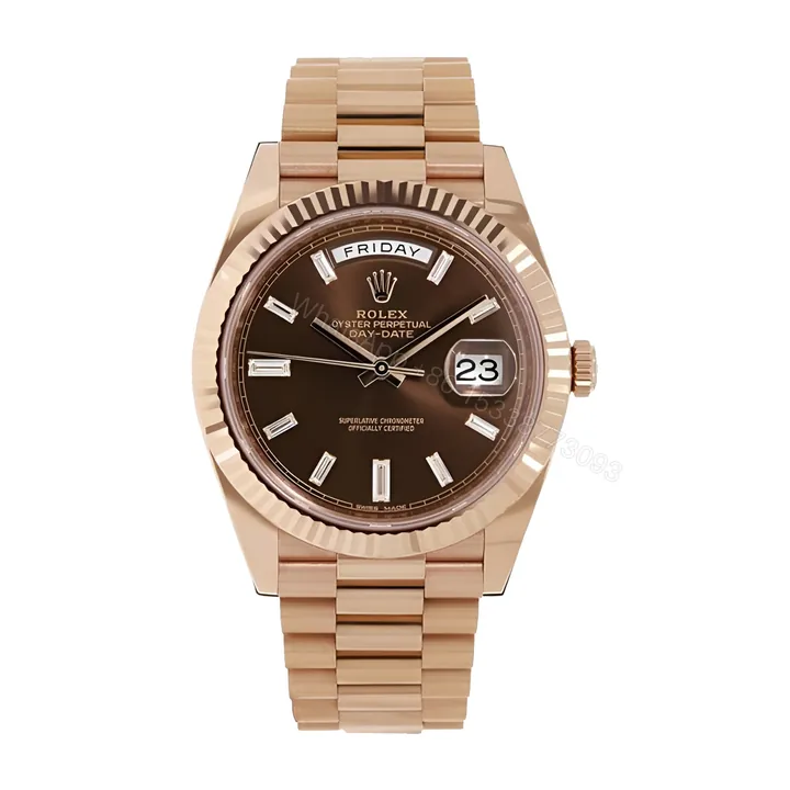 View 1 of Rolex Day-Date 228235 Chocolate Replica