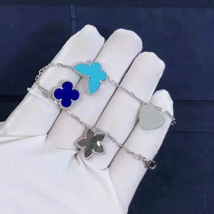 View 1 of Van Cleef & Arpels Lucky Alhambra Bracelet, 4 Motifs