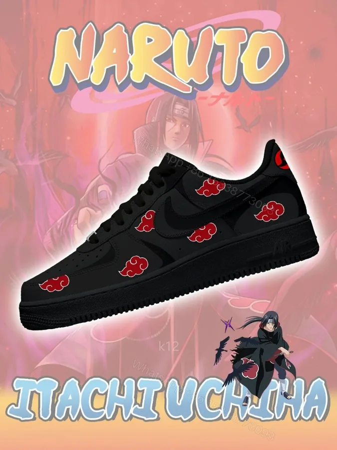 View 1 of Akatsuki Itachi Uchiha No.5 Custom Air Force1