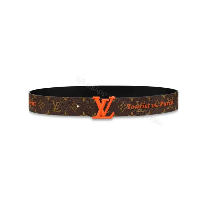 View 1 of LOUIS VUITTON PYRAMIDE 40MM REVERSIBLE BELT MONOGRAM CANVAS RECTO SIDE – B76