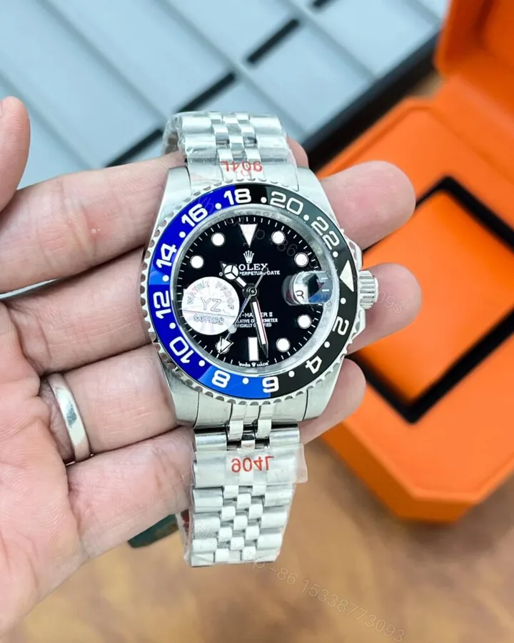 View 1 of Rolex Gmt Master Ii Batman Black-Blue (7AA) Automatic 40mm