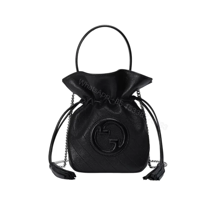 View 1 of Gucci Blondie Mini Bucket Bag Black 19Cm