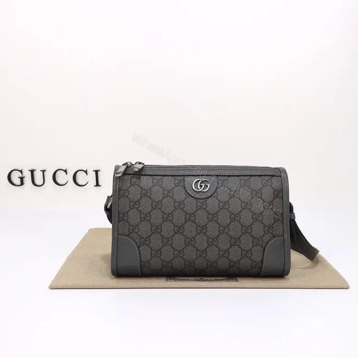 View 1 of Compact Signature Crossbody: G GG Supreme with Subtle Hardware