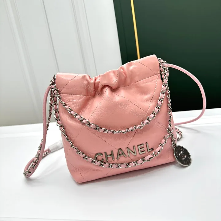 View 1 of Chanel 22 Mini Handbag Pink