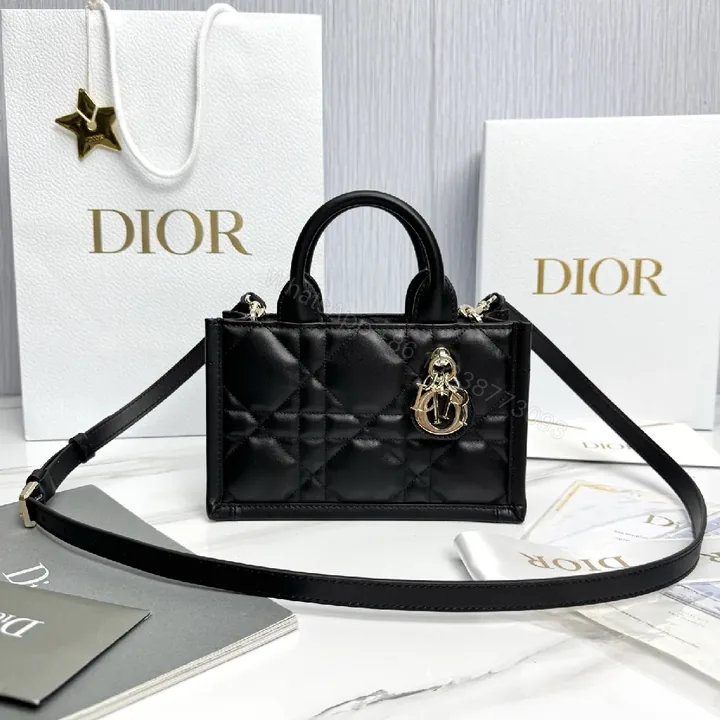 View 1 of Quilted Mini Bag: Diamond Stitch, Gold Charm, Crossbody Carry