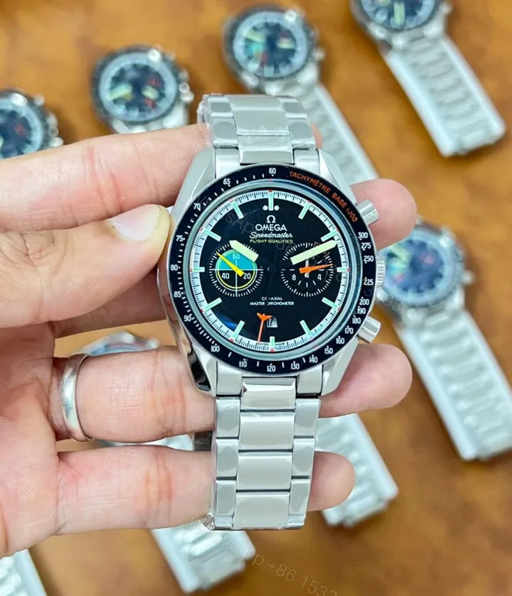 View 1 of Omega Speedmaster Pilot Series 10AA Black Dial Automatic 40mm