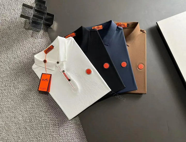 View 1 of FIRST COPY HERMES IMPORTED LYCRA POLOS T-SHIRT