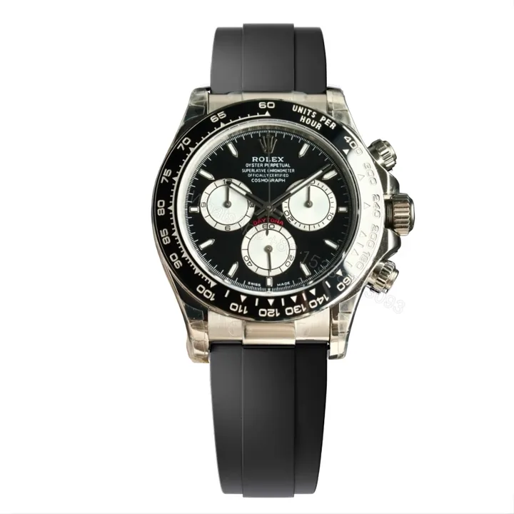 View 1 of Rolex Cosmograph Daytona Silver Black 40Mm