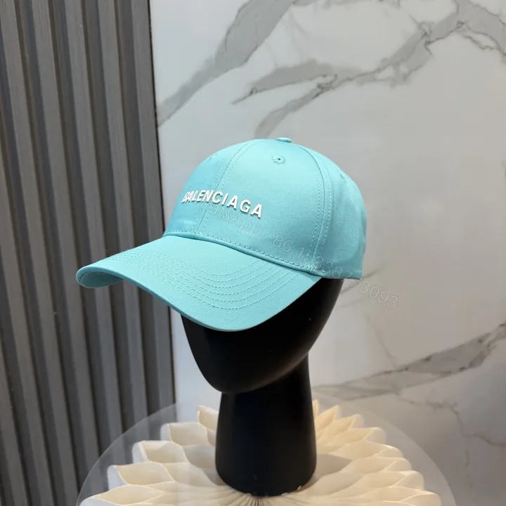 View 1 of BALENCIAGA 原單 男款 LOGO刺繡棒球帽 薄荷綠潮流帽